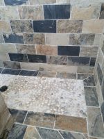 Pebble Stones, for a unique shower stall floor!