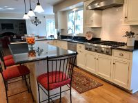 Finishing touches await this recently updated Lake Forest home kitchen