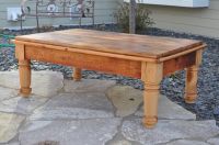Crafted turned leg coffee table