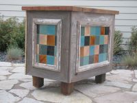 This hand crafted hostess station, will go on to welcome guests to a Lake Geneva Coffee House.