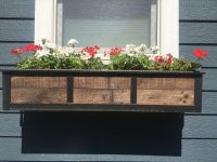 Handcrafted planter boxes