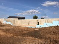 another view of foundation wall on one of 3 new 2017 Lake Geneva projects