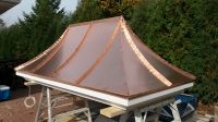one view of this beautifully crafted copper roof to sit atop a Wisconsin Country Homes rooftop!