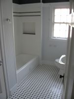 Century old Wisconsin farmhouse bathroom remodel